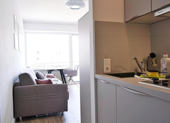 Seepferdchen - Kuscheliges Apartment Mit Meerblick-Balkon 万根沃格 外观 照片